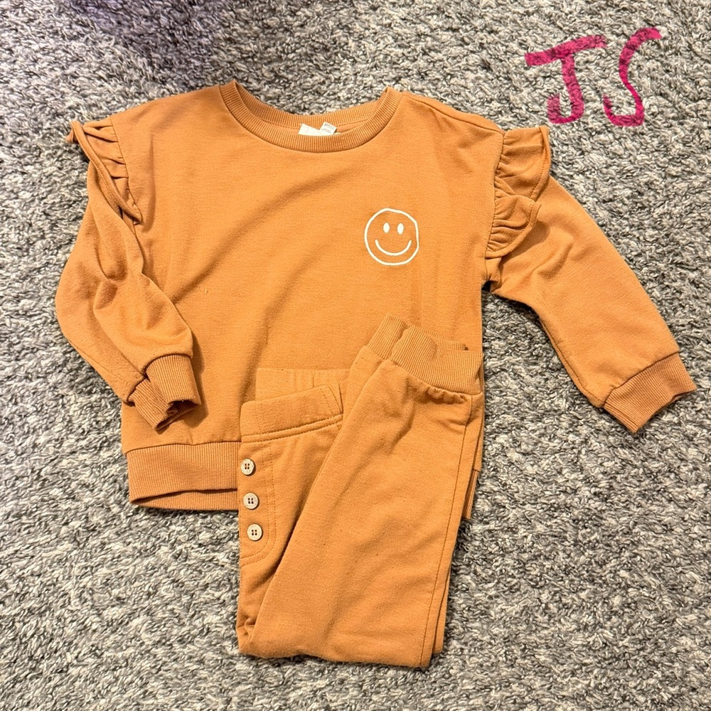 Jessica Simpson Kids Matching Set in Orange
